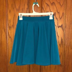 Aqua Green Scuba Skater Skirt Size Medium